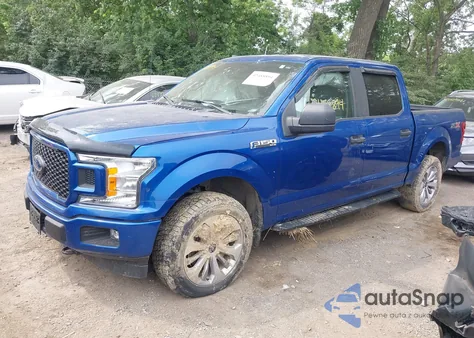 2018 Ford F-150 Xl z USA, uszkodzony, nr VIN 1FTEW1EP6JFC41057